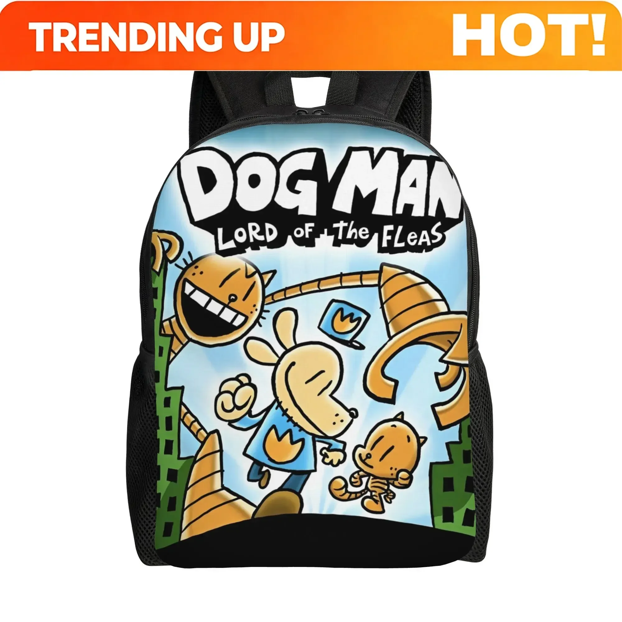 Custom Bag Dog Man Petey Cat Teenage Backpack Sports Student Hiking Travel Anime Cartoon Daypack For Men Women Laptop Computer C