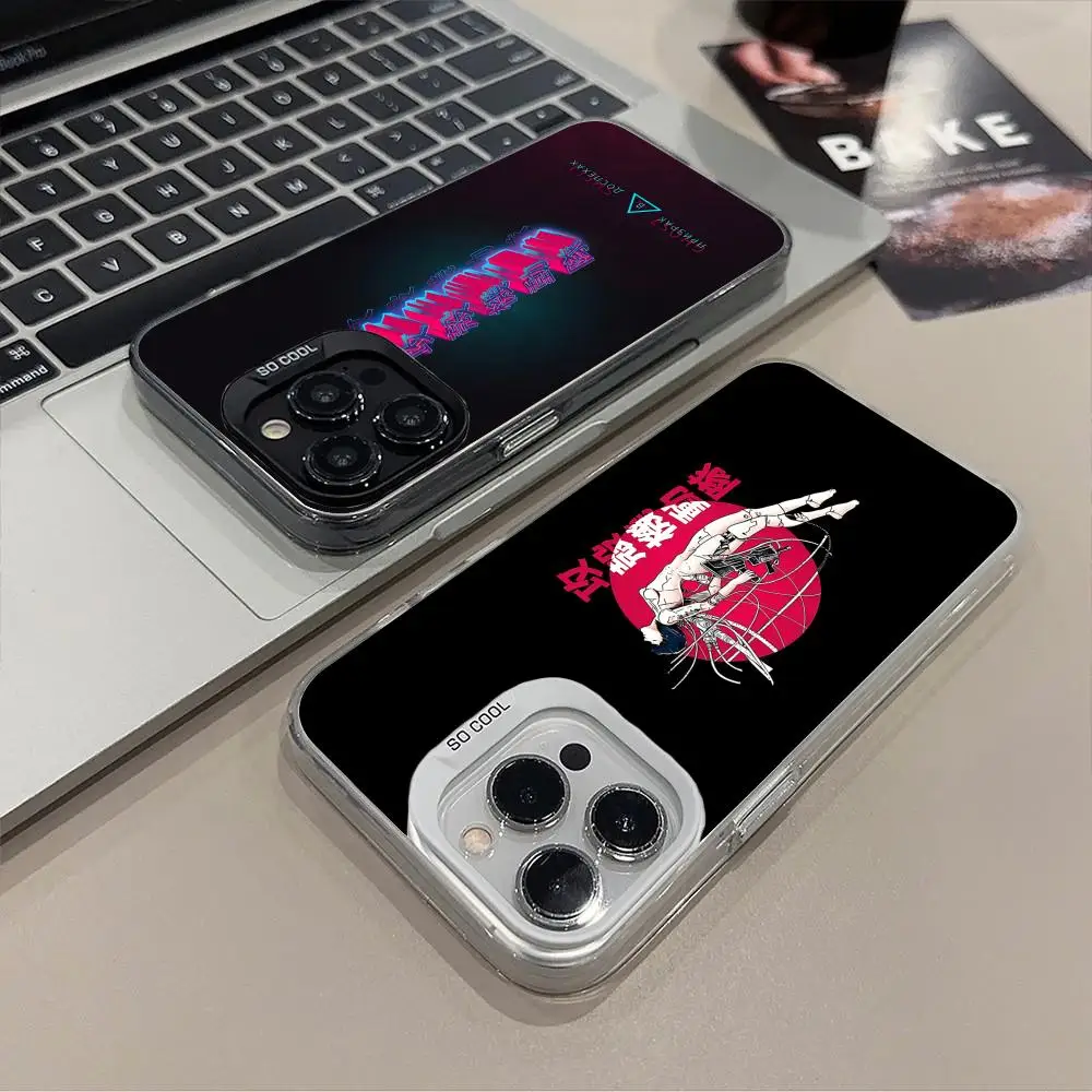 

Ghost Shell Mobile Cell Phone Case for iPhone 17 16 15 14 13 12 11 X XR XS 8 7 Pro Max Plus Translucent Colour Protective Pretty