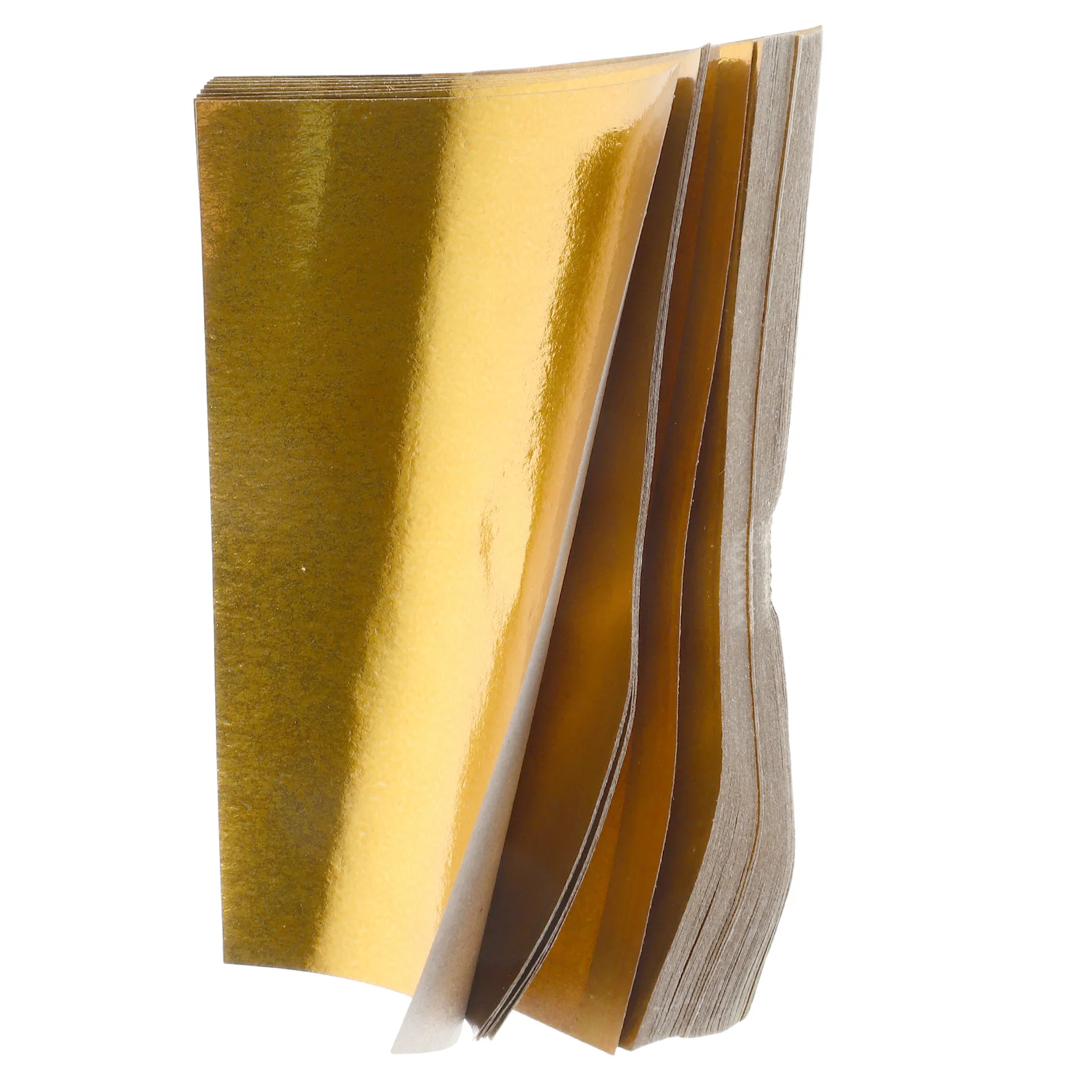 

1000pcs Golden Ingot Paper For Ancestor Worship Metallic Foil Sheets Sacrificial Supplies For Tomb Sweeping Festival Large Scale