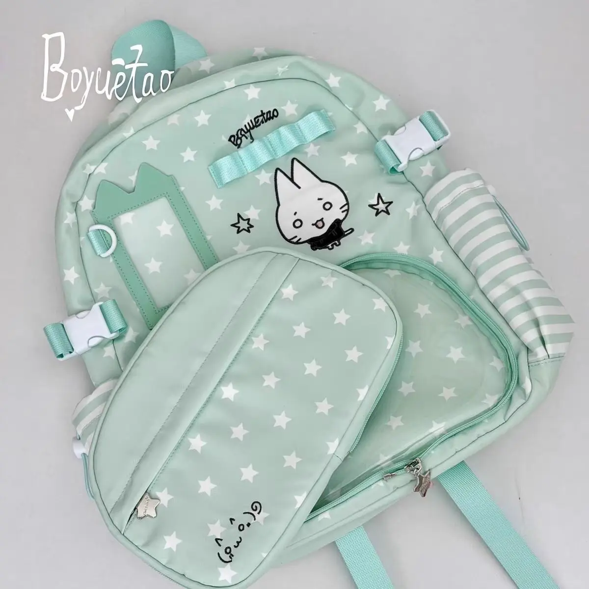 Japanese College Style New Student Backpack High Value Cute Lta Bag Star Versatile Backpack Large Capacity Lightweight Schoolbag