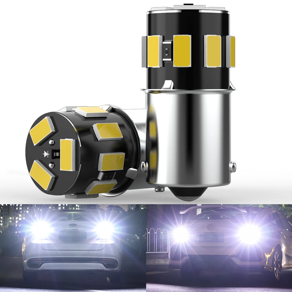 2Pcs 1156 Ba15S Led… - image