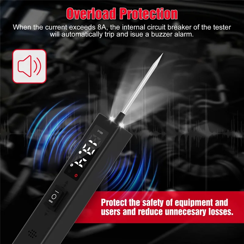 AB56-Intelligent Circuit Analysis Anddiagnostic Instrument V100 Car Circuit Tester Car Circuit Tester V100 Probe Tester