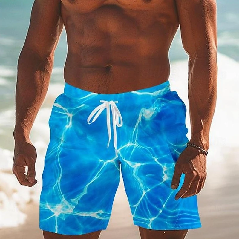 

Summer Hot Popular Beach Short Swim Trunk For Men 3D Print Sea Funny Leisure Drawstring Quick Dry Fashion Trend Board Shorts