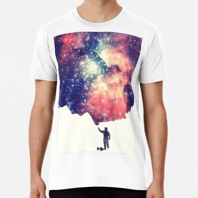 Painting the universe Colorful Negative Spa S to 5XL Made in AU USA T Shirt