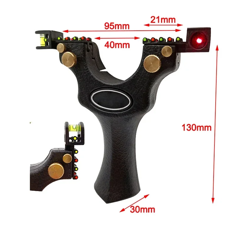 Laser Aiming Slingshot Fishing Fast Pressure Slingsshot Hunting and Shooting Fishing Catapult Outdoor Camping Kit