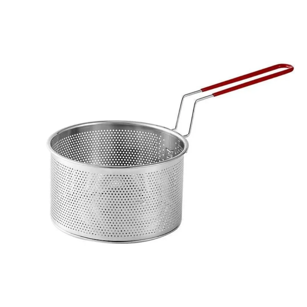 

Stainless Steel Deep Fry Basket Folding Multifunctional Oil Residue Filtration Mesh Colander French Fries Frying Net