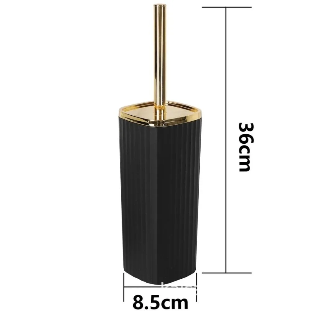 

Professional Toilet Brush Set with Adjustable Height Handle Corrosion Resistant Corner Gap Brush 360° Rotating Compact Stand