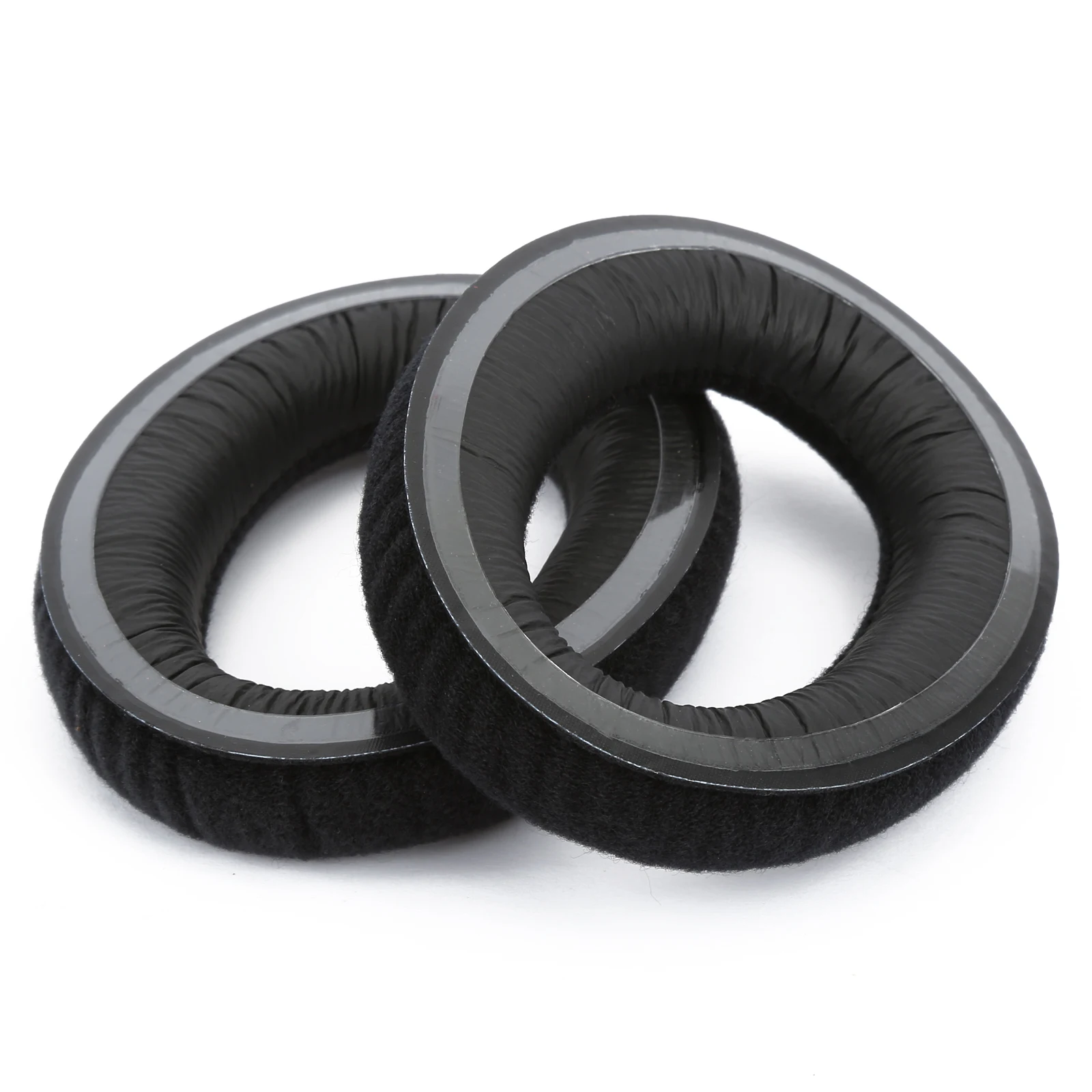 2Pcs/Pair Black Velvet Ear Tips With Cotton Padding For Sennheiser HD515 HD555 HD595 HD518 HD598 HD598SE HD598CS Earphones