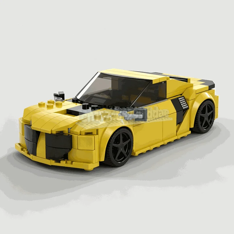 234PCS Sports Performance Car MOC Racing Vehicle Model Custom Puzzle DIY Assembly Building Blocks Creative Educational Toy Gift