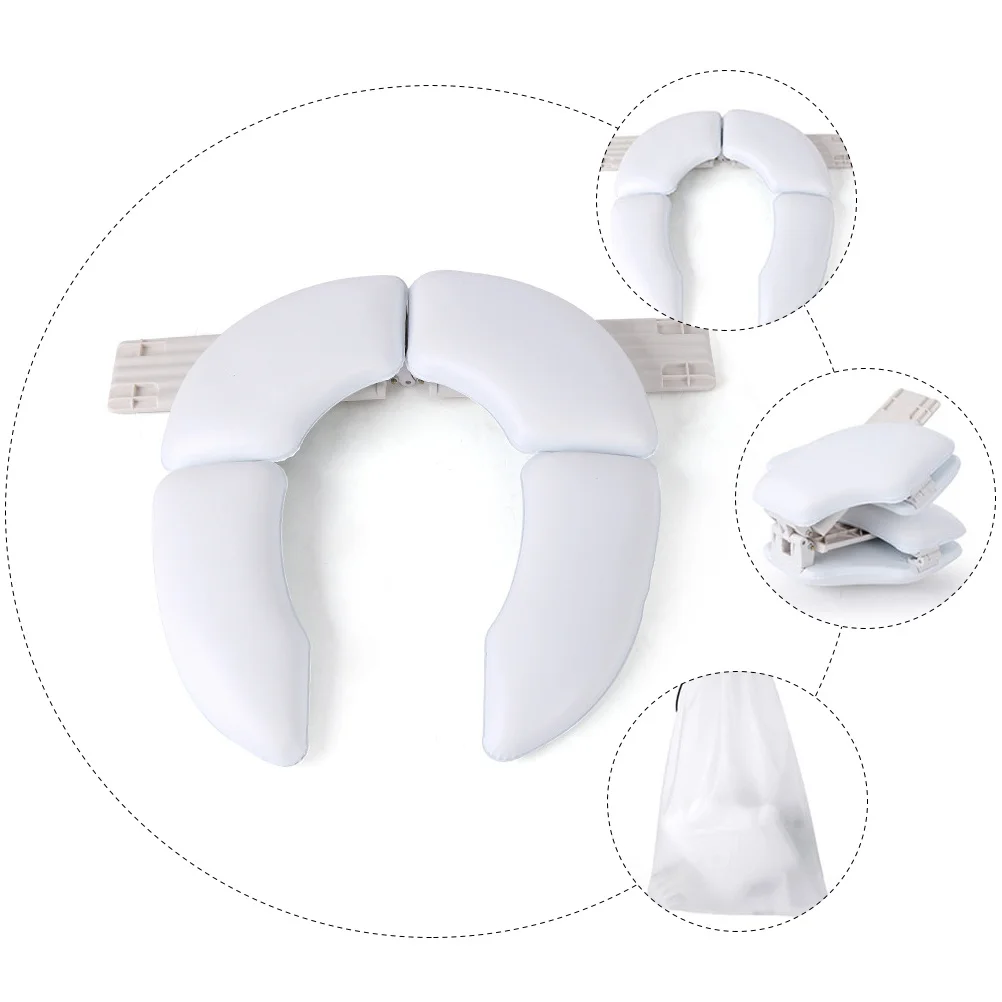 

1Pcs Training Potty Seat Pad for Toddlers Premium Foldable Kids Toilet Seat Portable Baby Toilet Training Ring