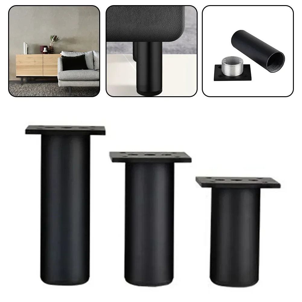 Elevated Column Metal Legs Adjustable Aluminum Alloy Feet For Sofa Beds Legs Furniture Metal Safe Stools Cabinet image 6