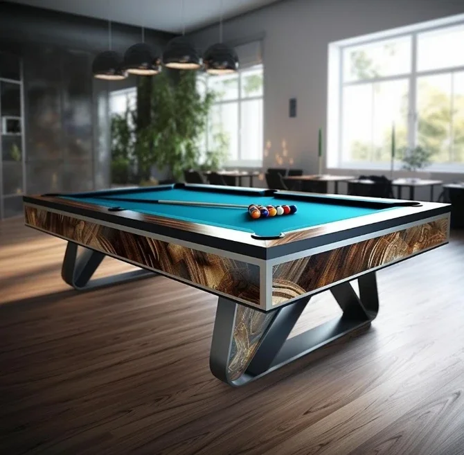 2026 Modern Style 8&9 Foot Pool Table American Standard 9 Ball Includes Auto Return Slates & Balls for Snooker & Billiard Cues