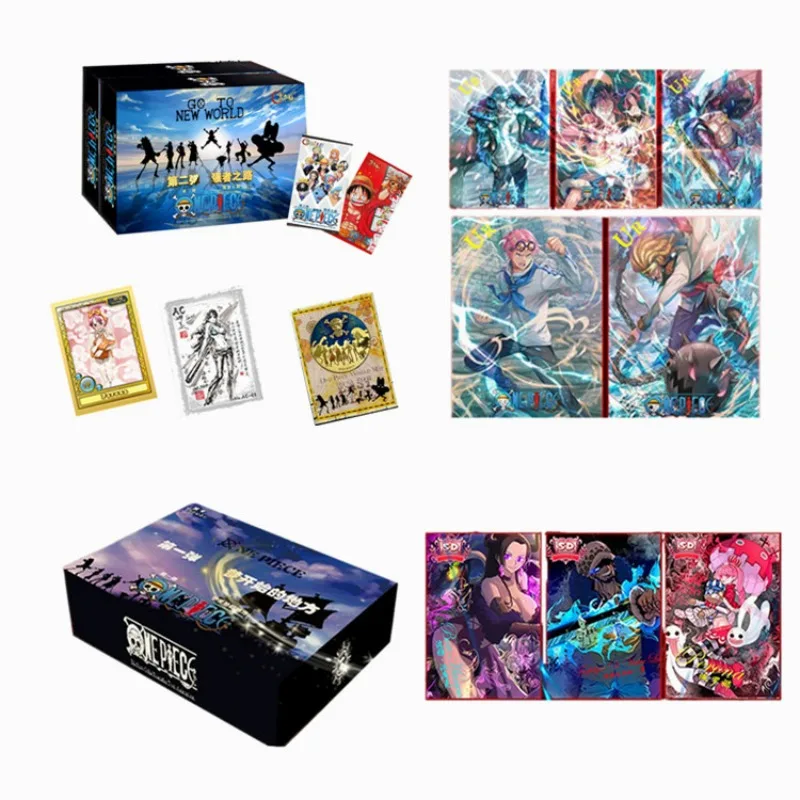 

New One Piece Card Box Playing Games Hobby Collection Card The Beginning of Dream Anime Figures Luffy Nami Rare Trading Card