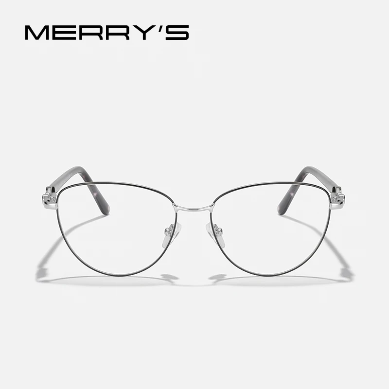 MERRYS DESIGN Women Cat Eye Fashion Glasses Frame Classic Retro Glasses Myopia Prescription Eyeglasses Heart Shape Legs S2228