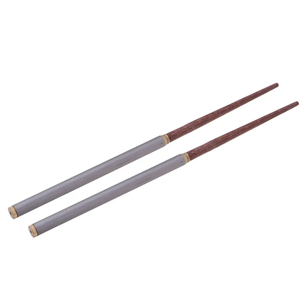 Foldable Wooden Titanium Chopsticks Compact Camping Cooking Set Portable Tableware for Hiking Picnic Travel view 2