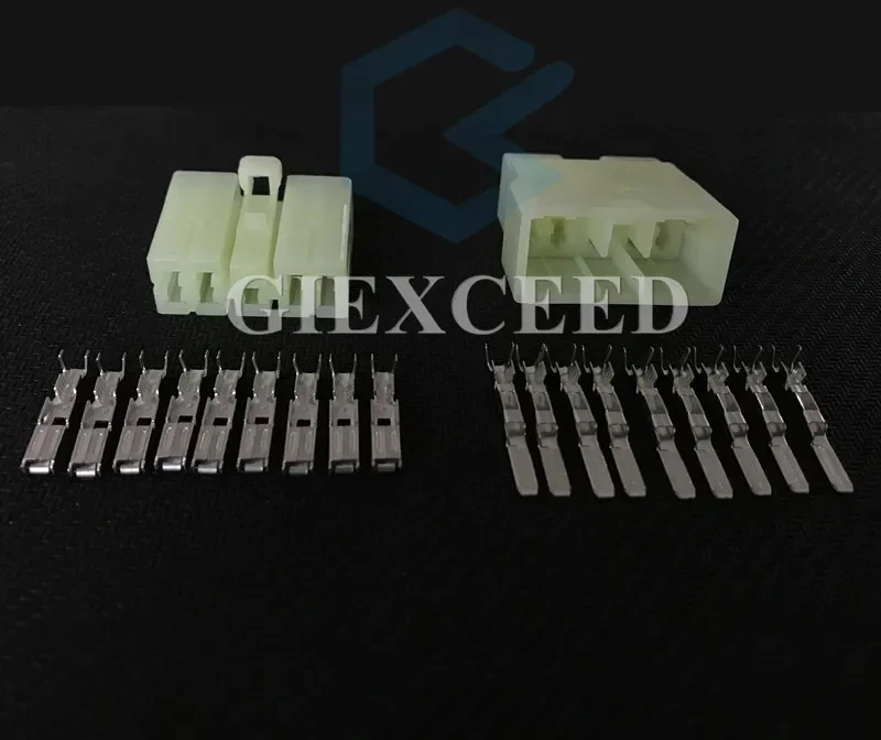 

2 комплекта, 9-контактный 172506-1 172496-1, женский и мужской автомобильный разъем, разъем жгута проводов переменного тока в сборе для автомобильного двигателя