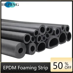 Length 1M to 3M Neoprene Customized Plastic NBR Foam Black Soft Round Heat Insulation Tube Sleeving EPDM Foam Epdm Hose