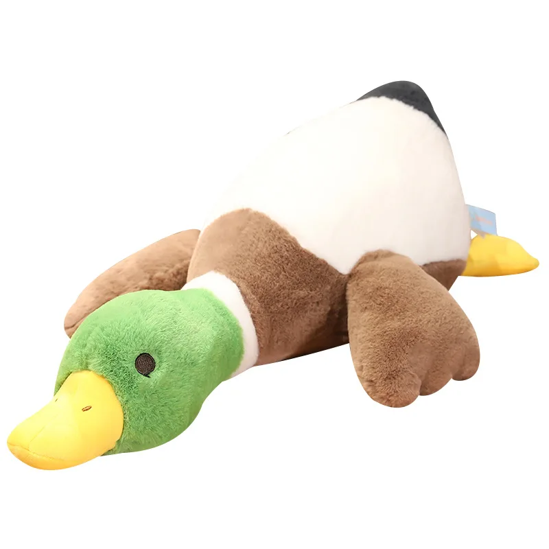 Creative Plush ของเล่นน่ารักเป็ดตุ๊กตาใหม่ของเล่นโกหกเป็ดของเล่นเด็กของเล่นโยนหมอนของขวัญวันเกิด w1356