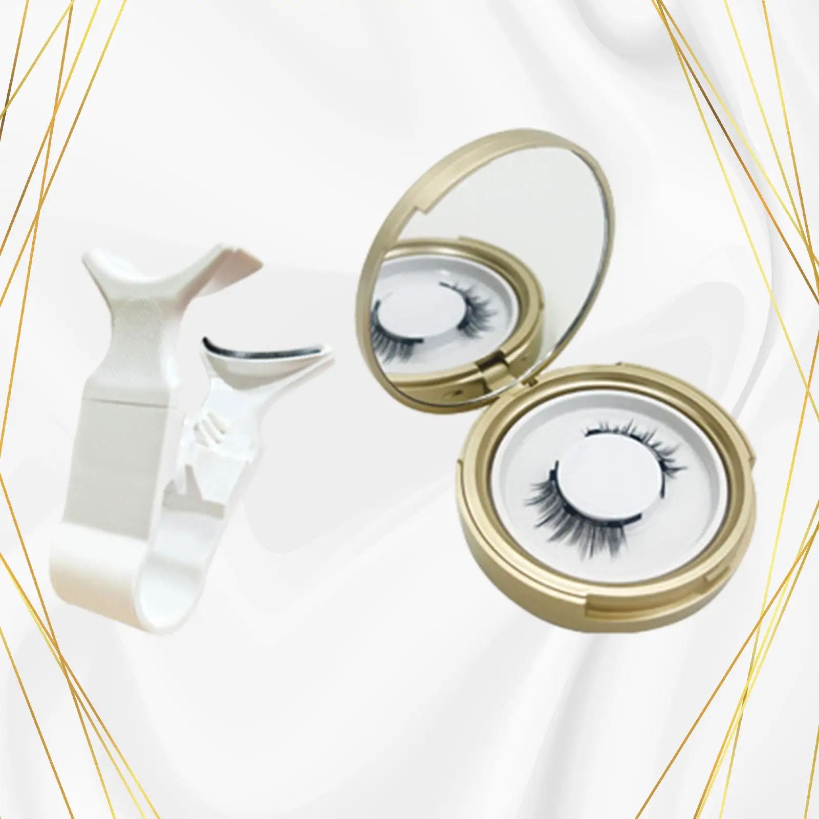 Pestañas con imán Natural 3D, rizador de pestañas magnético que ahorra esfuerzo, herramientas de maquillaje, accesorios para profesionales, niñas y principiantes