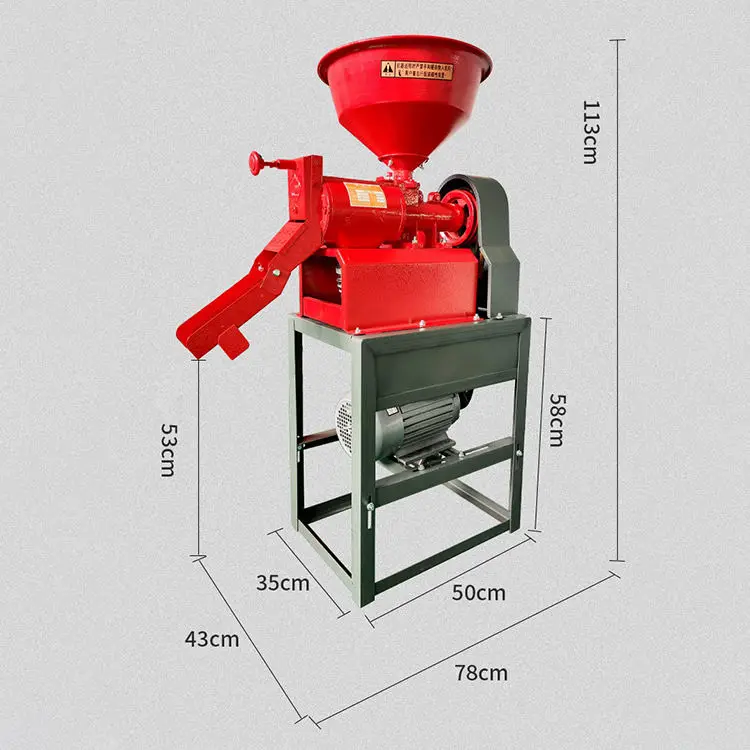 Rice husk processing machinery Portable mini semi-automatic rice milling machine Mini portable rice milling machine Shelling