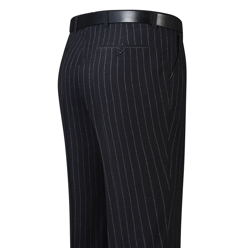 

Мужские шерстяные брюки-чинос на зиму, прямые, повседневные, в клетку, для папы, осенне-зимние, свободного кроя