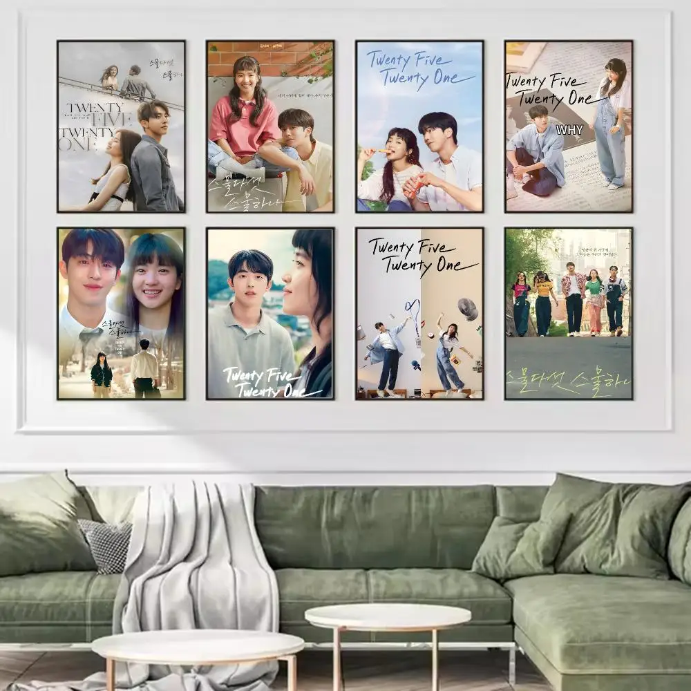 Korean TV Twenty Five Twenty One Movie Poster Trendy And Easy-to-Apply Wall Art Stickers For Home Decor And Dorm Room Walls