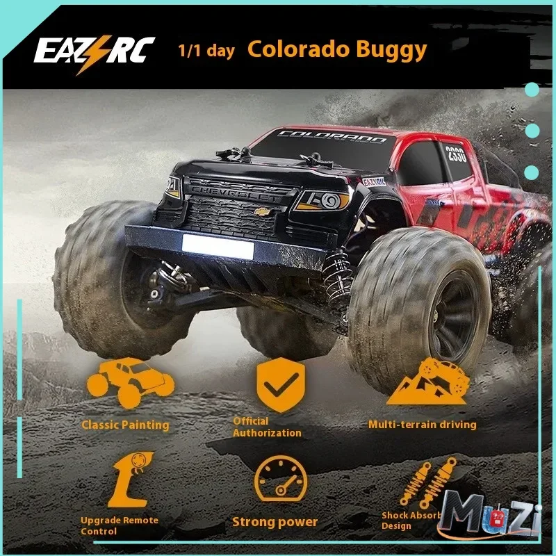 Fms colorado 1/18 modelo de simulação rc, controle remoto sem escova, alta velocidade, veículo off road, modelo de simulação 4wd, brinquedo de carro de escalada