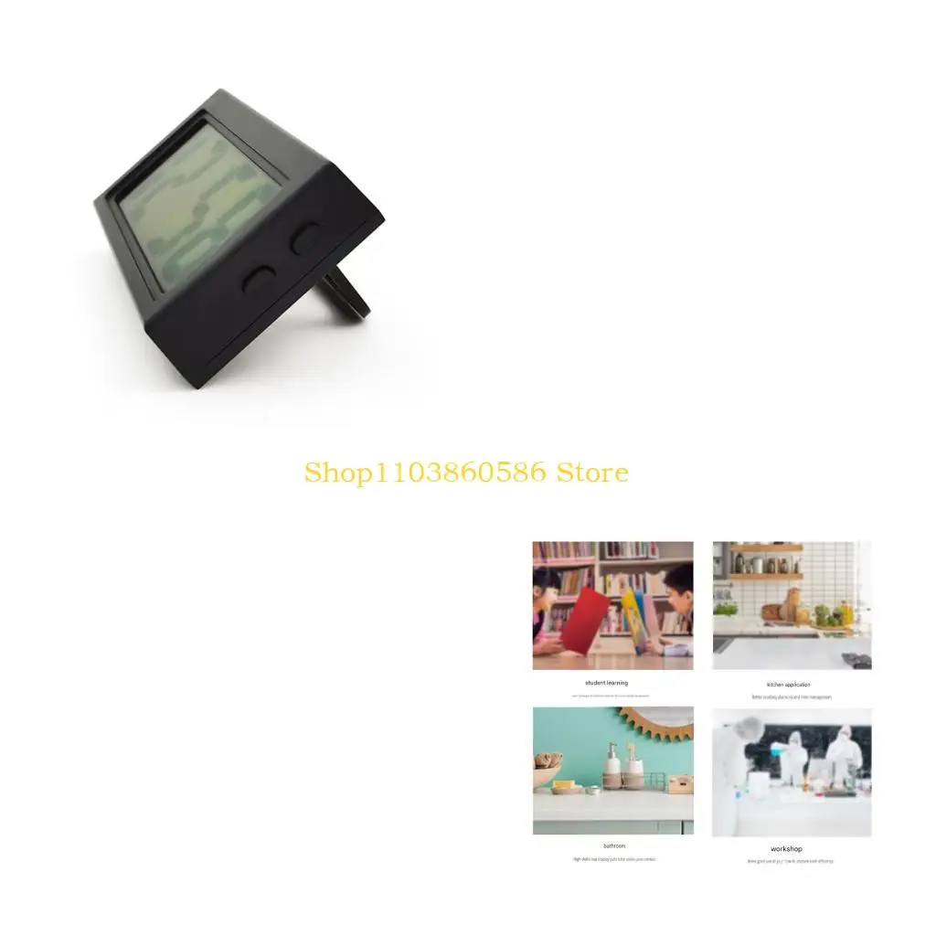 242A Mini Car Clock Digital Display Clock Energy Saving And Stylish Design For Vehicle With Low Power Chip And Stylish Design