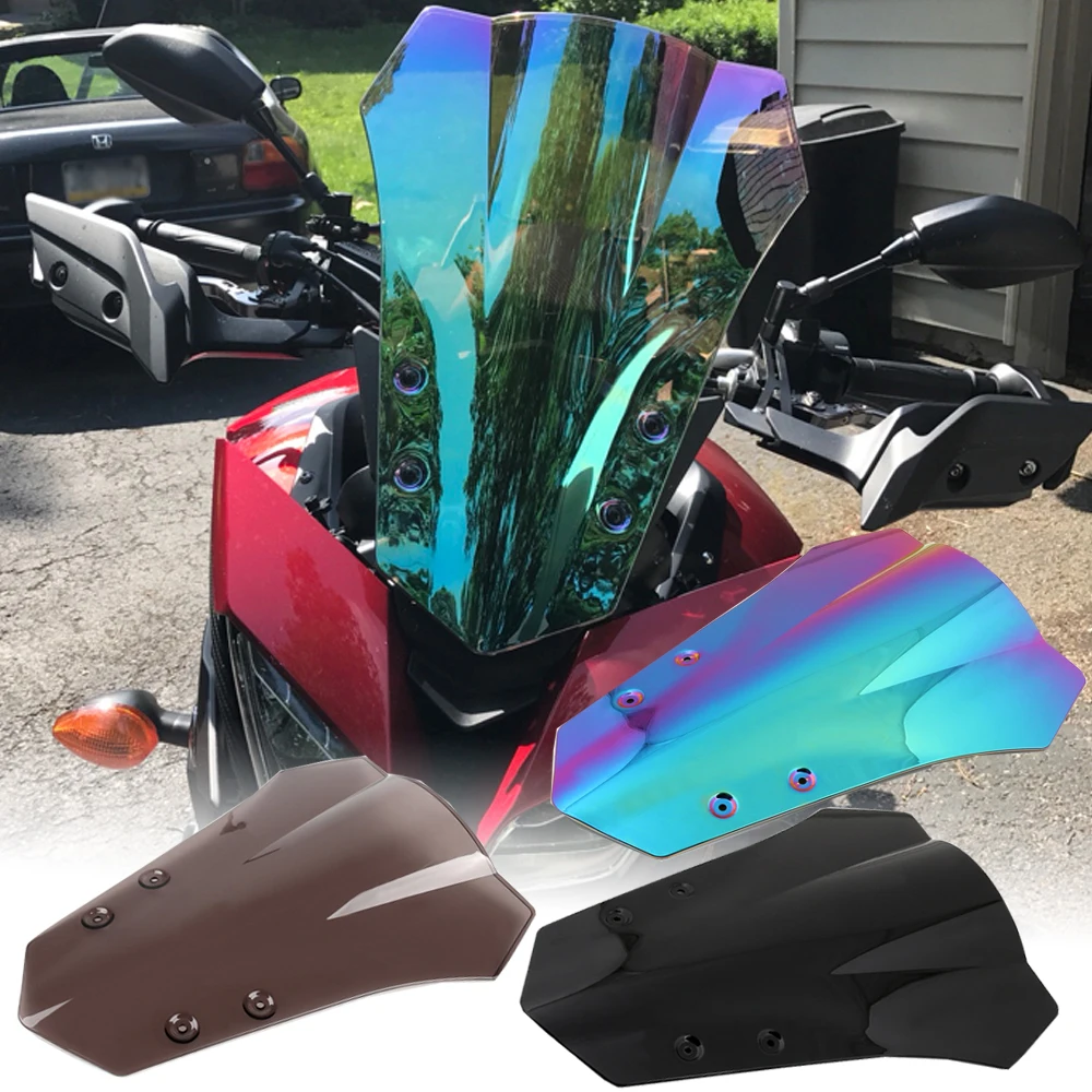 

Лобовое стекло FJ09 для Yamaha MT-09 FJ MT 09 15 2016 2017 MT09, трассировочный экран, двойные пузырьки, аксессуары для мотоциклов