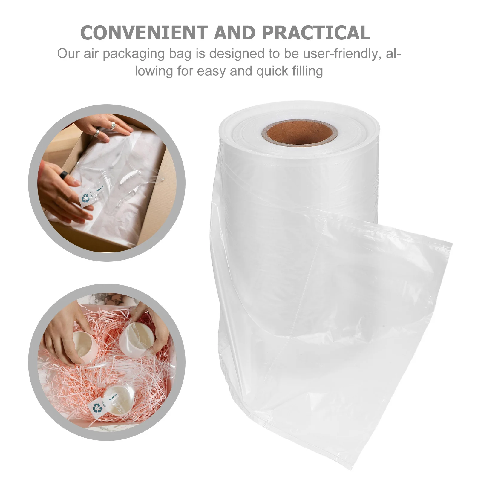 Packing Air Pillows for Shipping with Chambers Cushioning Protection for Fragile Goods Lightweight Efficient