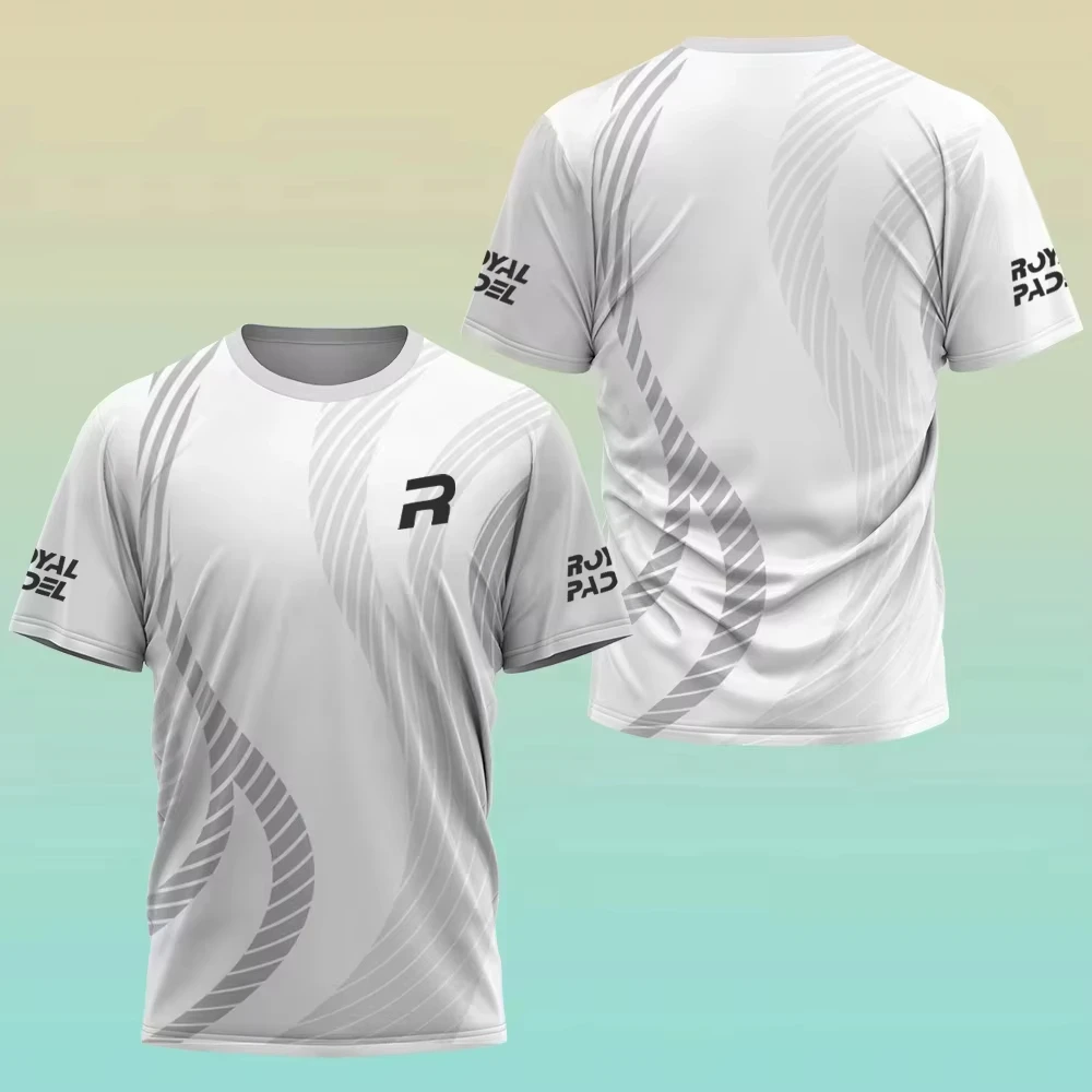 

New motorcycle quick dry breathable T-shirt with Men's tennis print men's tennis wear ultra short sleeve summer fitness exercise