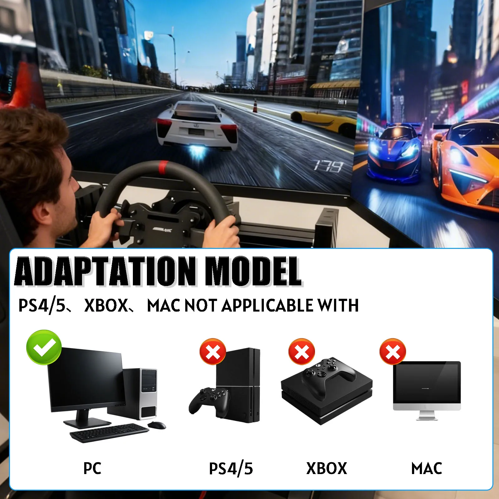 USB Handbrake Kit  with Clamp PC Racing Game Drift for Logitech G923/G29/G27/G25 Hall Sensor SIM Racing Brake System Handbrake view 3