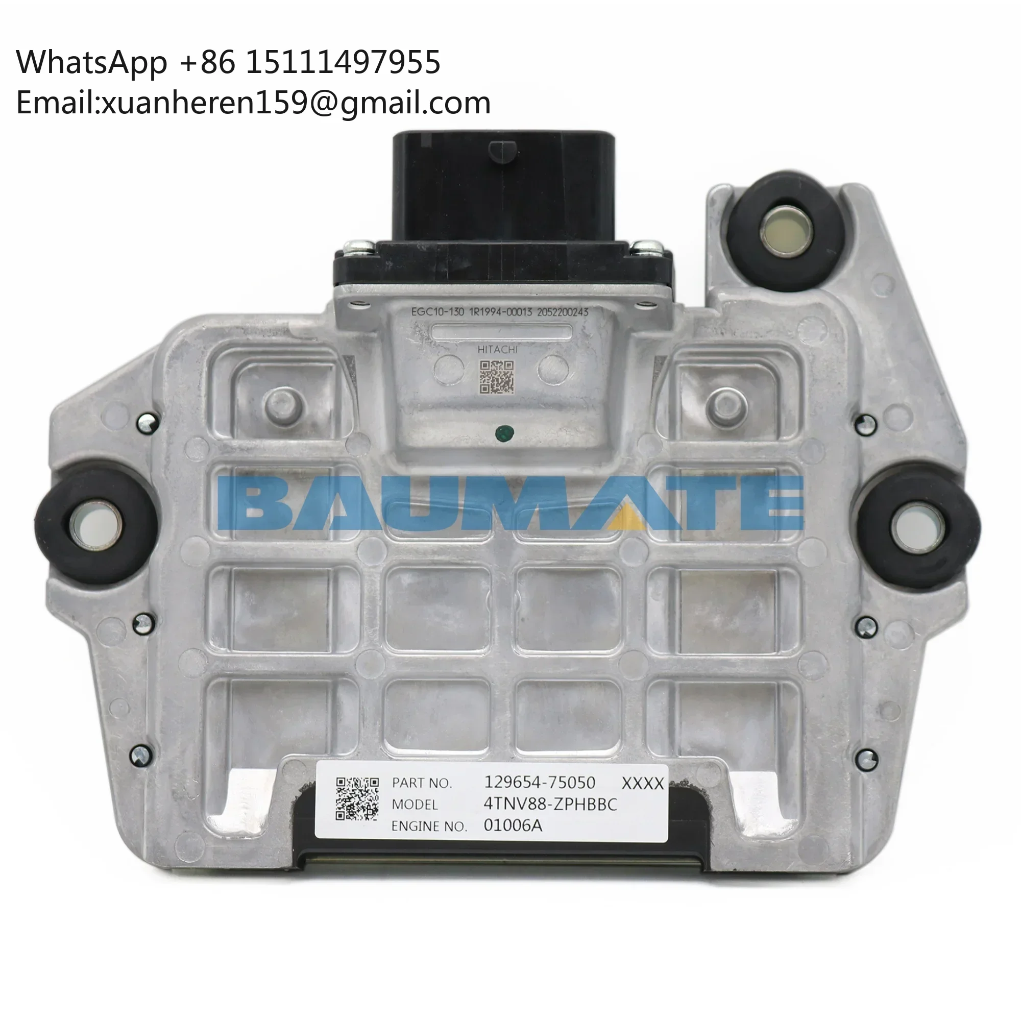 Baumate High Quality Electronic Control Unit ECU ECM 129654-75050 for Yanmar 4TNV88 Doosan DX55W Hyndai R55 R55-7 4TNV98-EPDBW