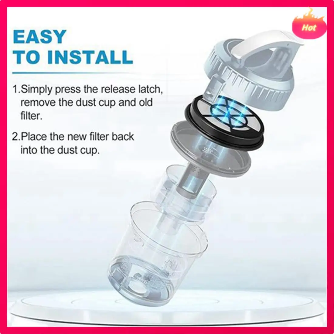 AD-3 шт. сменные HEPA-фильтры для Eureka NEN110B NEN110A Whirlwind легкие запасные части для пылесоса без мешка