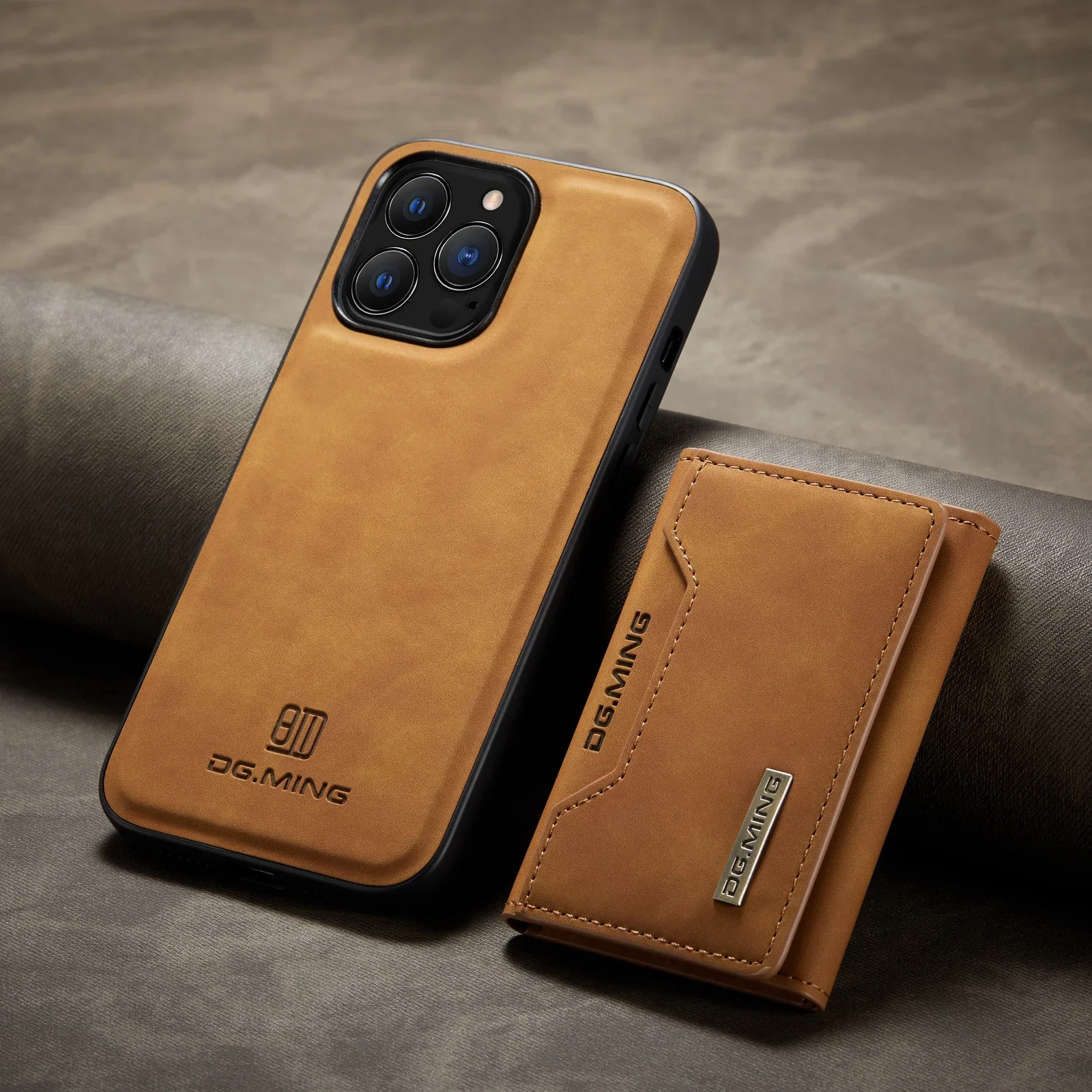2 In 1 Detachable Magnetic PU Leather Case For iPhone 16e 15 ProMax 14 Plus 13Mini 12 11 SE2022 Wallet Cover Cards Holder Pocket