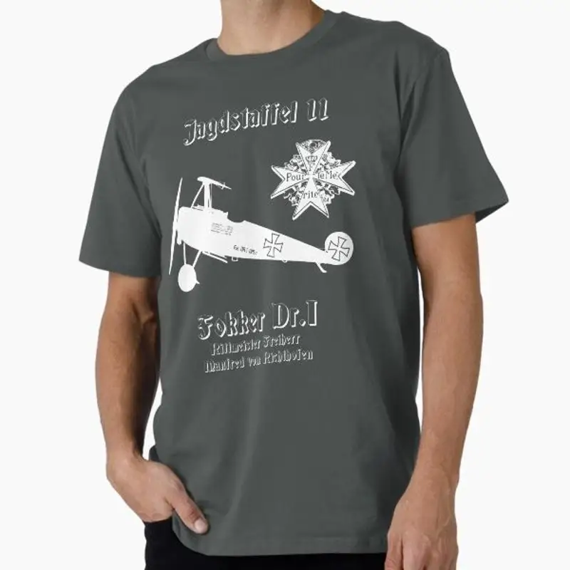 Jasta 11 Fokker DR I German Triplane Dreidecker Rich T shirt Made USA AUS M 2XL