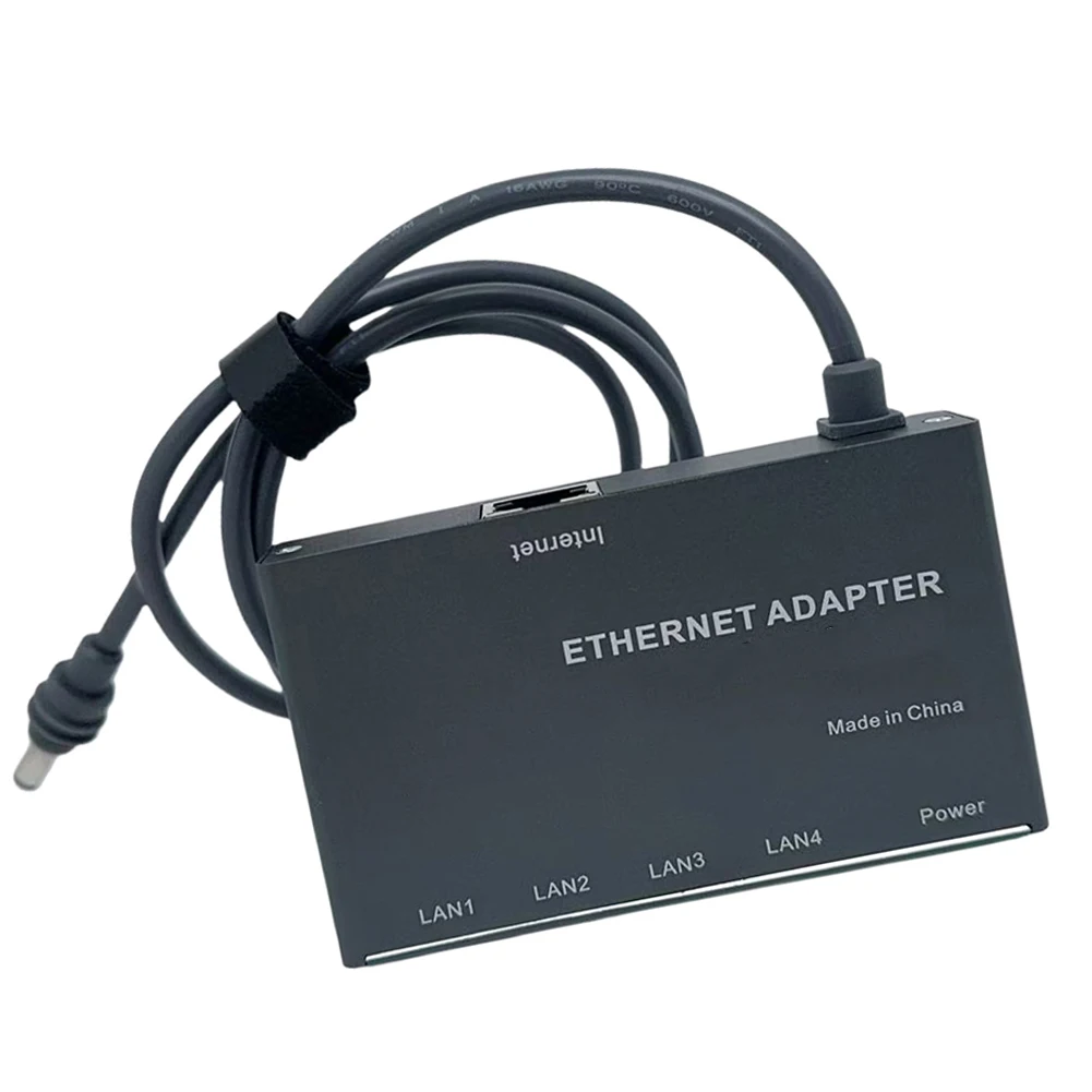 

4-Port Adapter Ethernet Adapter Online Gaming Enhanced Network Setup Fast Internet Connection Multiple Device Connection
