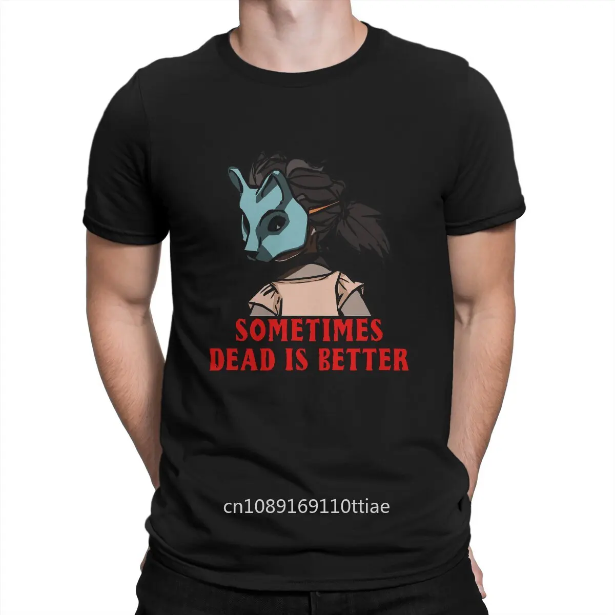 Sometimes Dead Is Better T-Shirt Men Pet Sematary Novelty Pure Cotton Tees Crew Neck Short Sleeve T Shirt 6XL Tops