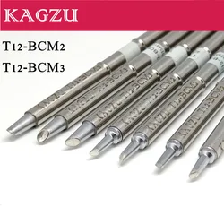 TaiwanT12 BCM2/BCM3 Electric Soldering Iron Tip Soldering Iron Tip Bevel with indent horseshoe-shaped with groove