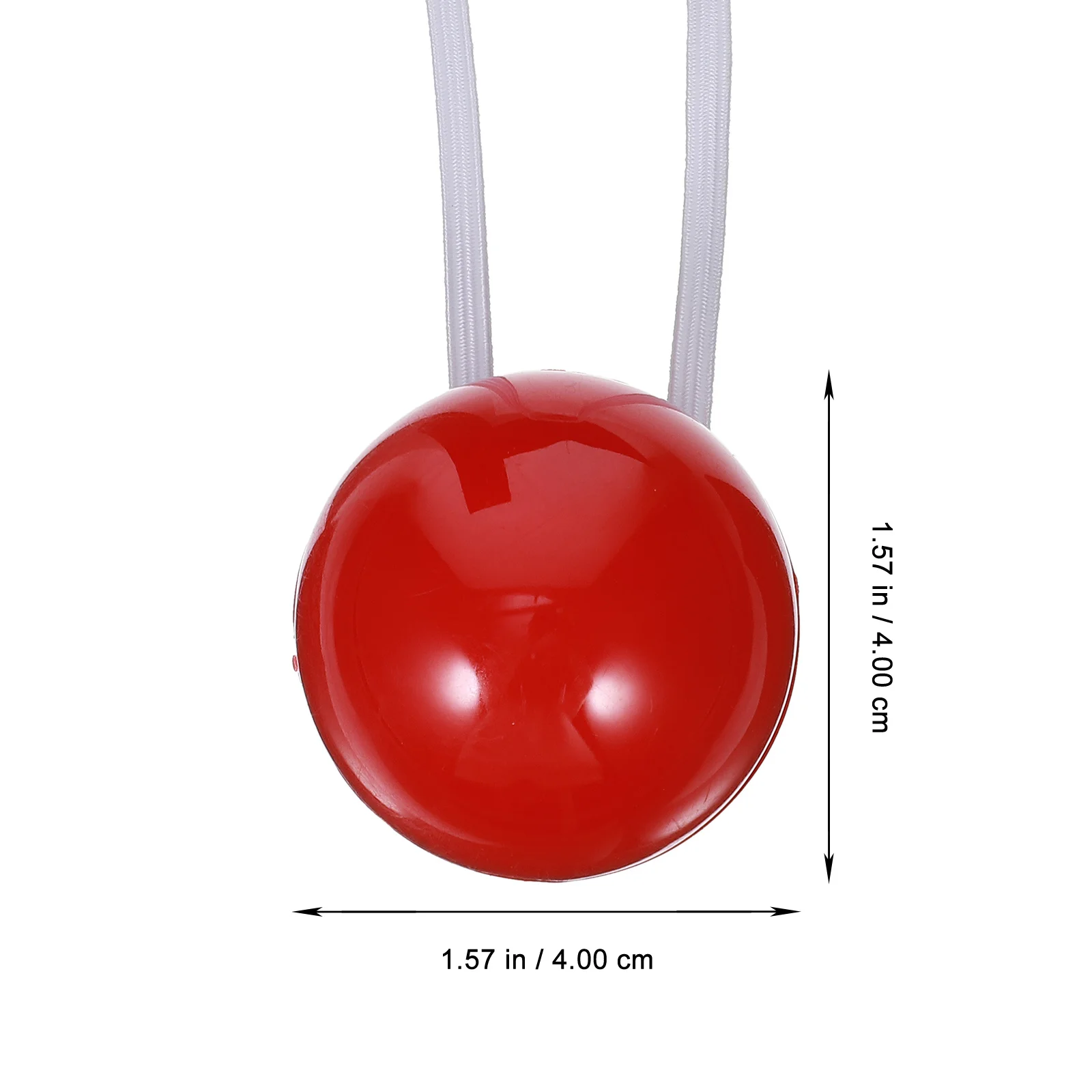 4 Stück im Dunkeln leuchtende Clown-Nase, rotes LED-Vinyl, Cosplay-Zubehör für Party, Maskerade, Bühnenaufführung, Requisite, leuchtender Clown