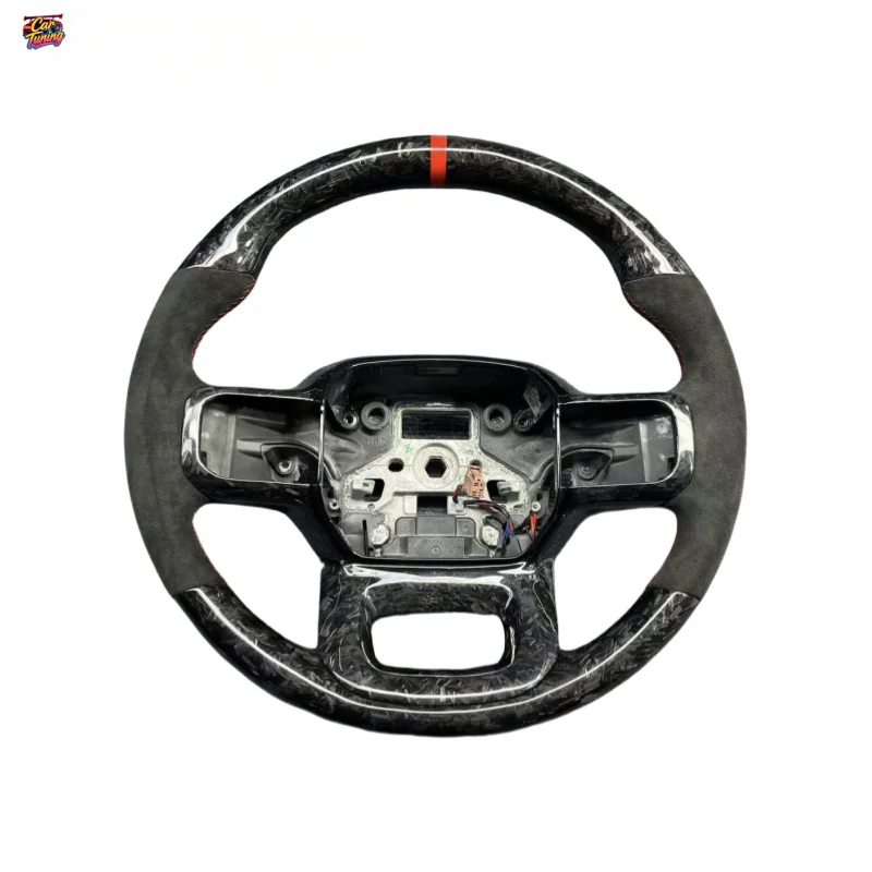 For Ford Trailblazer Rangers Raptors Mount Everest Carbon Fiber Steering Wheel Without Airbag