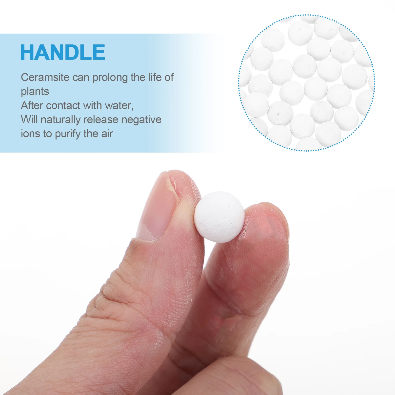 

2 Bags Hydroponic Ceramsite For Flowerpot Bonsai Garden Tool Substrate Stone Soilless Growing Decor Cultivation Soil Succulents