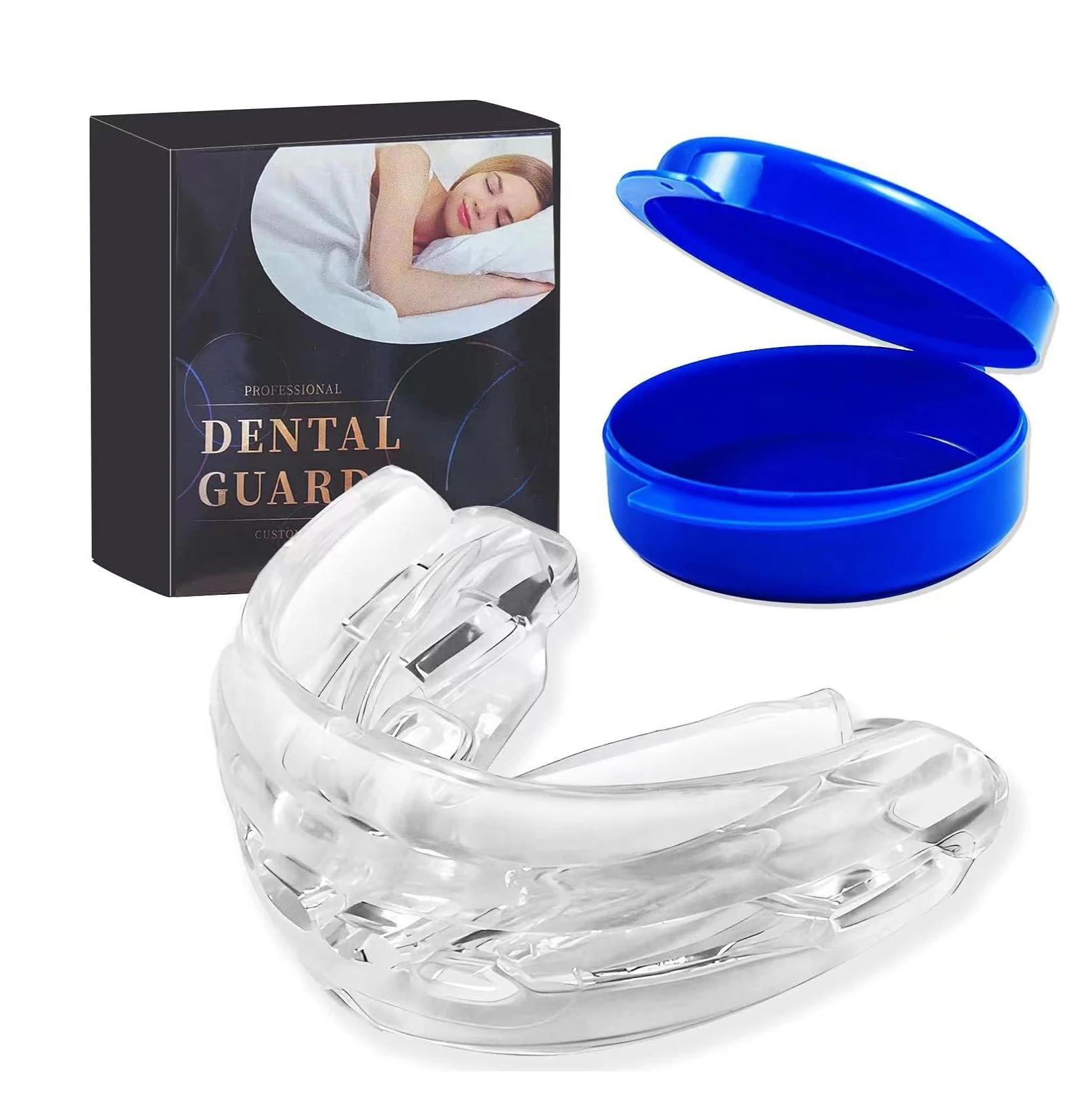 Hot Sale High Quality Anti Snoring Stop Grinding Mouthpiece  Teeth Grinding Mouth Guard Snore Stop Device