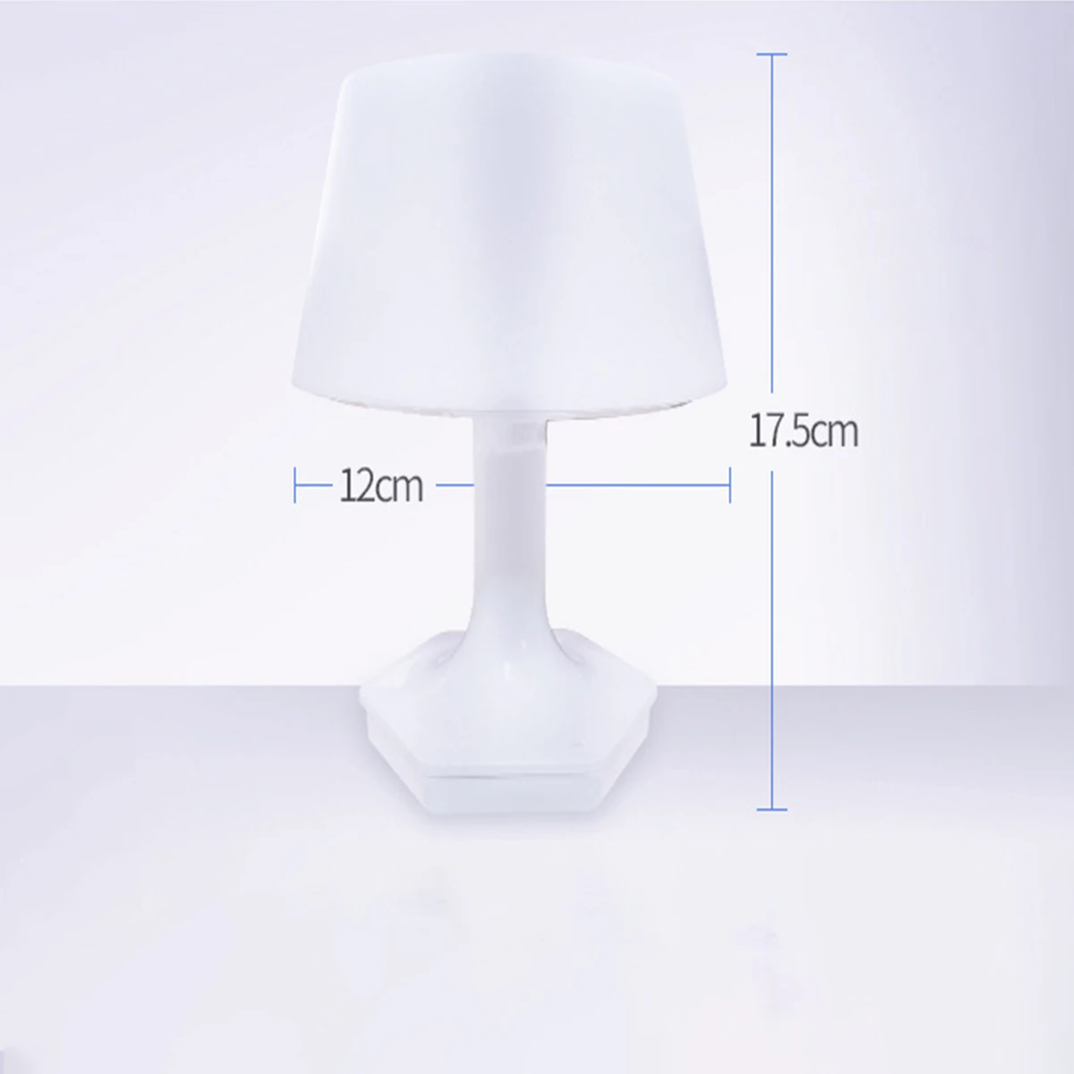 Lampada da comodino a LED da 4000mAh USB ricaricabile 2 modalità interruttore lampada da scrivania portatile protezione per gli occhi libro di