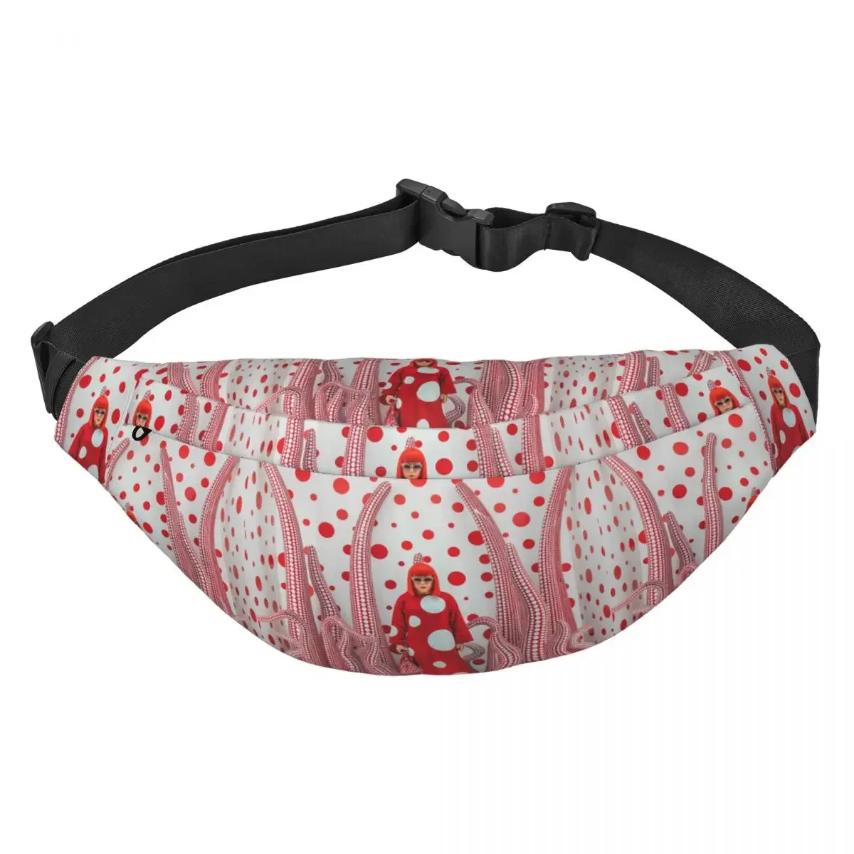 

Поясная Сумка Yayoi Kusama Art Fanny Pack для мужчин и женщин, абстрактная женская сумка-слинг через плечо для путешествий, велоспорта, телефона, денег