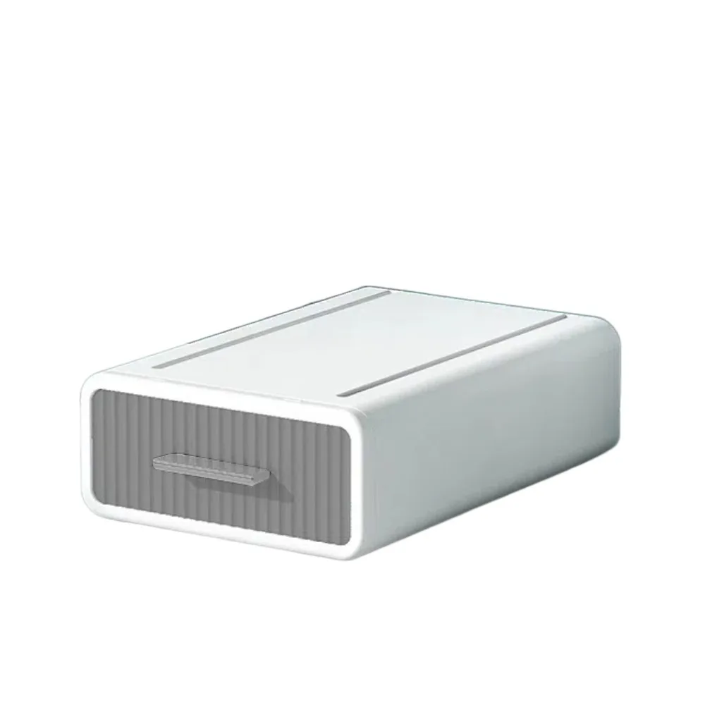 

Пластиковый настольный ящик для хранения, штабелируемый однослойный офисный шкаф для хранения носков, косметика, макияж, ювелирные изделия, сортировочная коробка для кухни