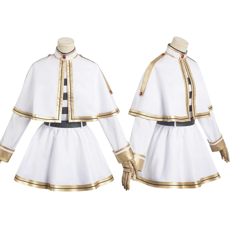 Sousou Of Frieren Cosplay Frieren Fantasia Costume Coat Shirts Outfit Fantasy Women Adult Halloween Carnival Party Clothes