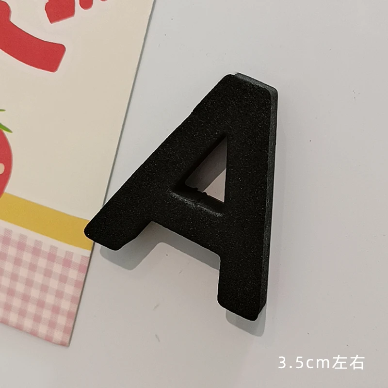 Creative Letter Fridge Fridge Magnet Alphabet Refrigerator Sticker Message Fridge Magnet Black Nordic Home Decoration Interesti