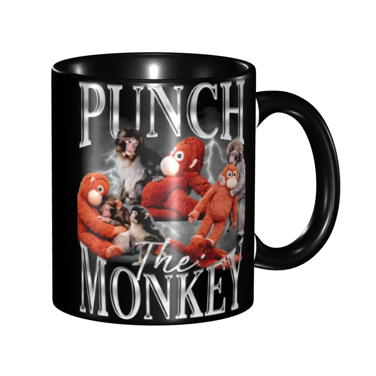 Punch Monkey Coffee Cup Kawaii Mugs Gifts For Women Men