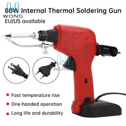 80W Solder Gun Soldering Iron Heat Absorbing Handheld Gun 15 Seconds Heating Home Repair Internal Tools Hand Spot Tin 220V